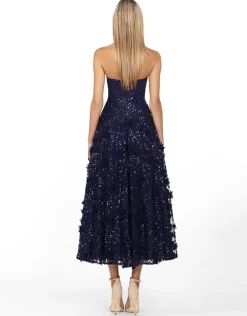 Gowns / Ballgowns | All Dresses<Bariano ADELA SWEETHEART PETAL MIDI B41D01S