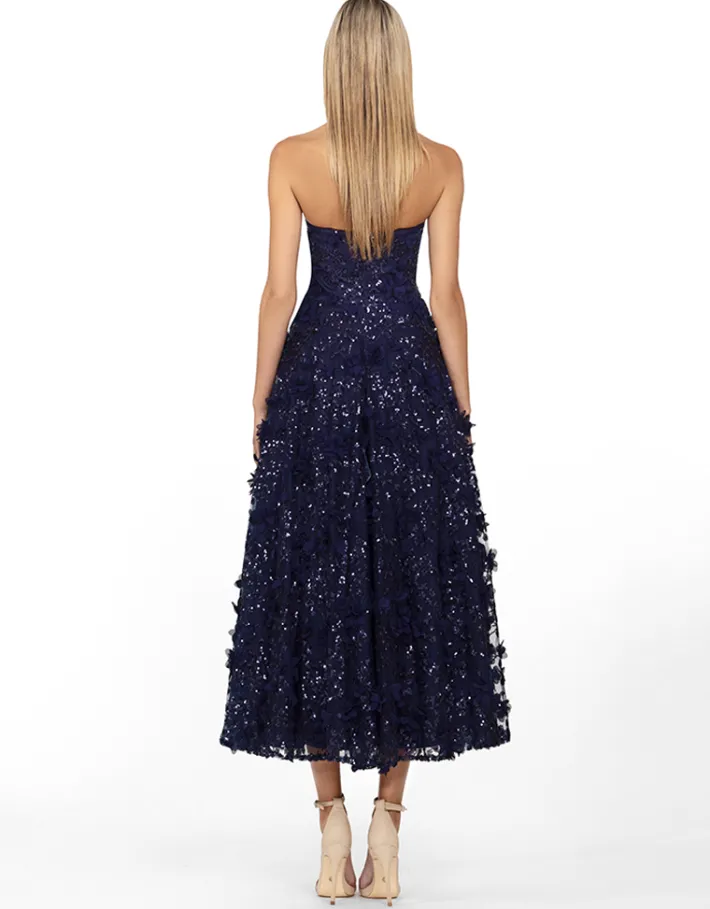 Gowns / Ballgowns | All Dresses<Bariano ADELA SWEETHEART PETAL MIDI B41D01S