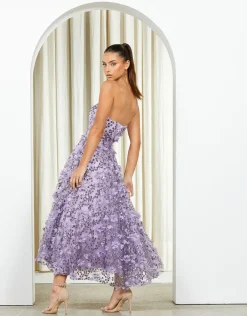 Gowns / Ballgowns | All Dresses<Bariano ADELA SWEETHEART PETAL MIDI B41D01S
