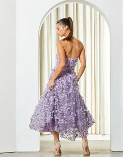 Gowns / Ballgowns | All Dresses<Bariano ADELA SWEETHEART PETAL MIDI B41D01S
