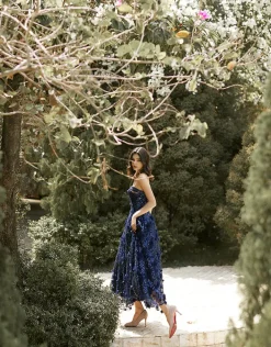 Gowns / Ballgowns | All Dresses<Bariano ADELA SWEETHEART PETAL MIDI B41D01S