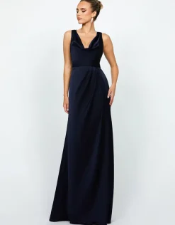 Maxi Dresses<Bariano ADELYNN COWL NECK MAXI BL74D65L NAVY