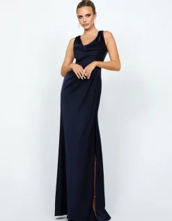 Maxi Dresses<Bariano ADELYNN COWL NECK MAXI BL74D65L NAVY