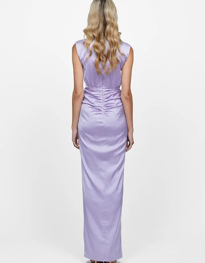 Maxi Dresses | All Dresses<Bariano AINSLEE HIGH NECK DRAPED GOWN B60D06L