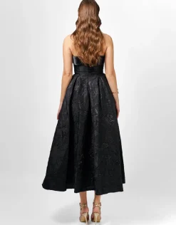 Midi Dresses | All Dresses<Bariano ALANNA JACQUARD A LINE MIDI B75D04S