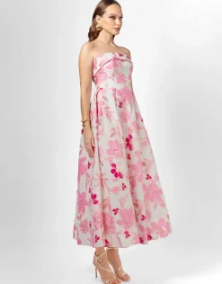 Midi Dresses | All Dresses<Bariano ALANNA JACQUARD A LINE MIDI B75D04S