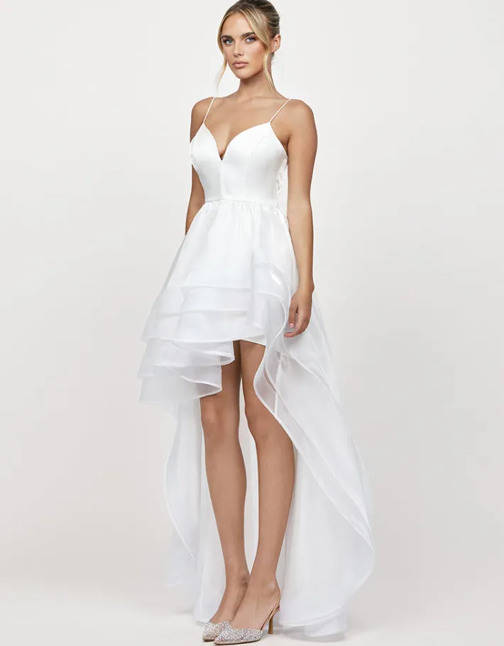 Gowns / Ballgowns | All Dresses<Bariano ALESSY HI LO BALL GOWN B72D18HL