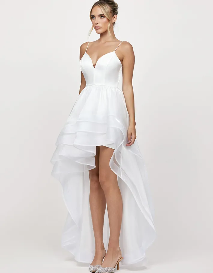 Gowns / Ballgowns | All Dresses<Bariano ALESSY HI LO BALL GOWN B72D18HL