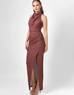 Formal / Prom Dresses<Bariano ALLIE HIGH NECK COWL MAXI BL75D01L