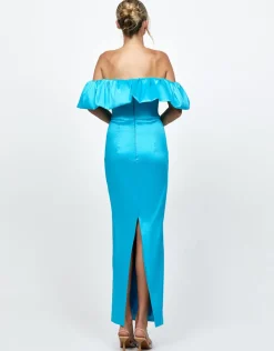 Formal / Prom Dresses | Maxi Dresses<Bariano ALLYANA RUFFLE SHOULDER MAXI BL73D05L