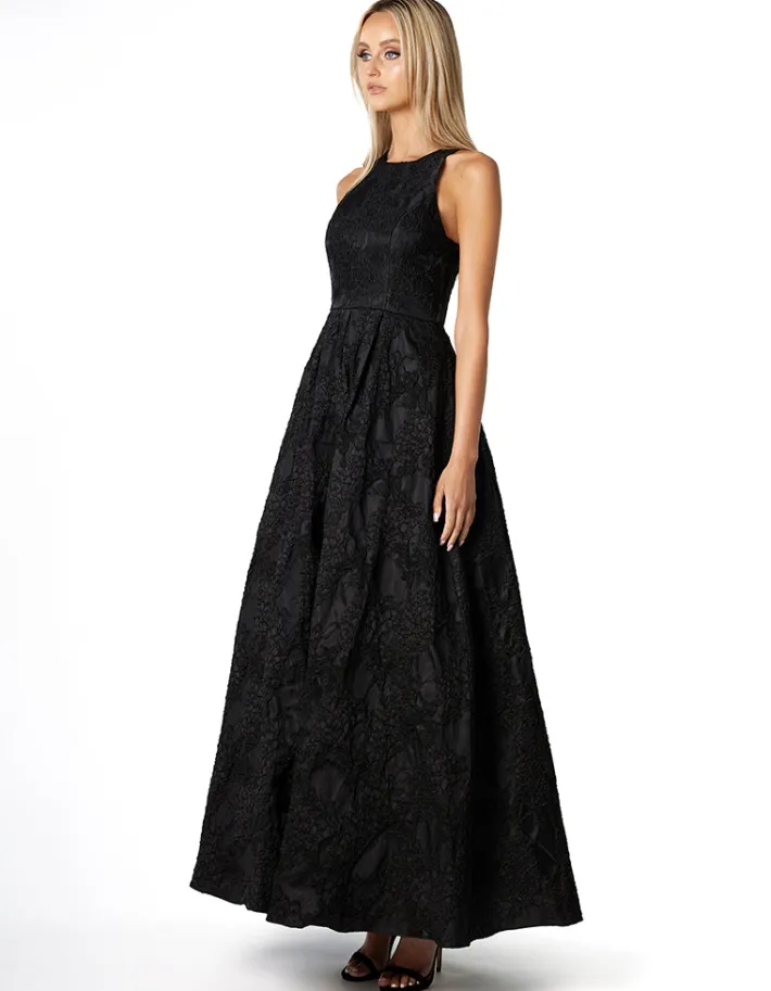 Formal / Prom Dresses | Maxi Dresses<Bariano AMALIE A LINE MAXI BL63D28L BLACK