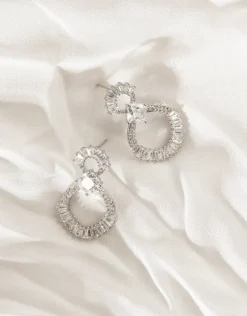 Jewellery<Bariano AMARA DROP EARRINGS SILVER