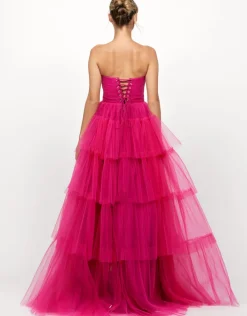 Formal / Prom Dresses | Gowns / Ballgowns<Bariano AMAYA SWEETHEART TIERED BALL GOWN B73D10LNG