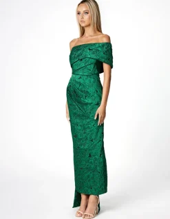 Maxi Dresses | All Dresses<Bariano AMYILYA OFF SHOULDER MAXI BL66D18L
