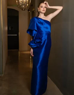 Formal / Prom Dresses | Maxi Dresses<Bariano ANNMARIE FRILL SHOULDER GOWN B71D02L