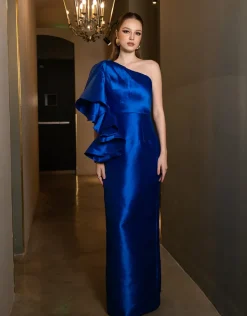 Formal / Prom Dresses | Maxi Dresses<Bariano ANNMARIE FRILL SHOULDER GOWN B71D02L