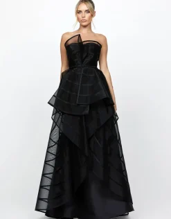 Formal / Prom Dresses | Gowns / Ballgowns<Bariano ARABELLA STRIPED BALL GOWN B73D25L