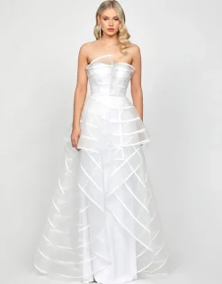 Formal / Prom Dresses | Gowns / Ballgowns<Bariano ARABELLA STRIPED BALL GOWN B73D25L
