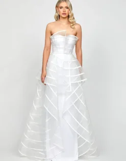Formal / Prom Dresses | Gowns / Ballgowns<Bariano ARABELLA STRIPED BALL GOWN B73D25L