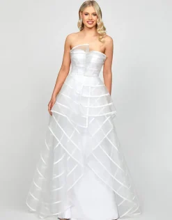 Formal / Prom Dresses | Gowns / Ballgowns<Bariano ARABELLA STRIPED BALL GOWN B73D25L
