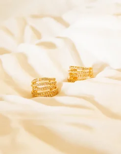 Jewellery<Bariano AURORA EARRINGS GOLD