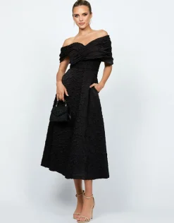 Maxi Dresses | All Dresses<Bariano AYLEEN OFF SHOULDER MIDAXI BL69D10L