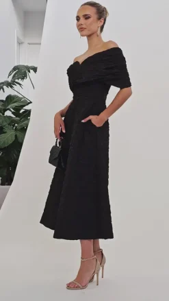 Maxi Dresses | All Dresses<Bariano AYLEEN OFF SHOULDER MIDAXI BL69D10L