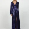 Gowns / Ballgowns | All Dresses<Bariano BILLY BLOUSON SLEEVE DRAPED MAXI BL60D12L