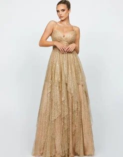 Formal / Prom Dresses | Gowns / Ballgowns<Bariano BRYLEE GLITTER BALL GOWN B75D87L