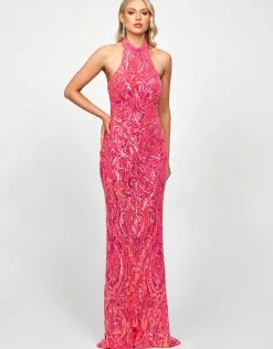 Maxi Dresses | All Dresses<Bariano CALISTA HALTER GOWN B73D02L COBALT