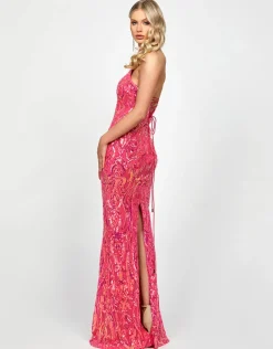 Maxi Dresses | All Dresses<Bariano CALISTA HALTER GOWN B73D02L COBALT