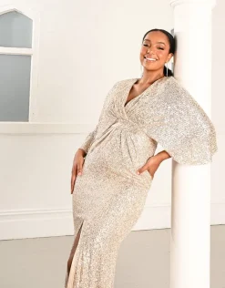 Gowns / Ballgowns | Maxi Dresses<Bariano CAPE GOWN B47D28L
