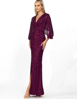 Gowns / Ballgowns | Maxi Dresses<Bariano CAPE GOWN B47D28L