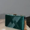 Clutches<Bariano CARMIN TASSLE CLUTCH A9-3 GREEN