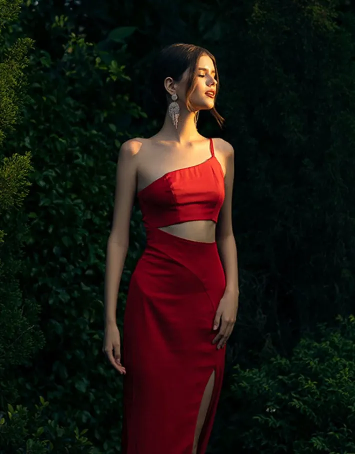 Formal / Prom Dresses | Maxi Dresses<Bariano CARTIA ONE SHOULDER CUT OUT MAXI BL56D01L
