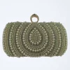 Clutches<Bariano BEADED CLUTCH J74BG02 CHAMPAGNE