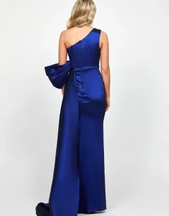 Formal / Prom Dresses | All Dresses<Bariano CHLO ASYMMETRIC GOWN WITH TRAIN B73D35L