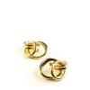 Jewellery<Bariano CHLOE TRIPLE CIRCLES EARRINGS GOLD