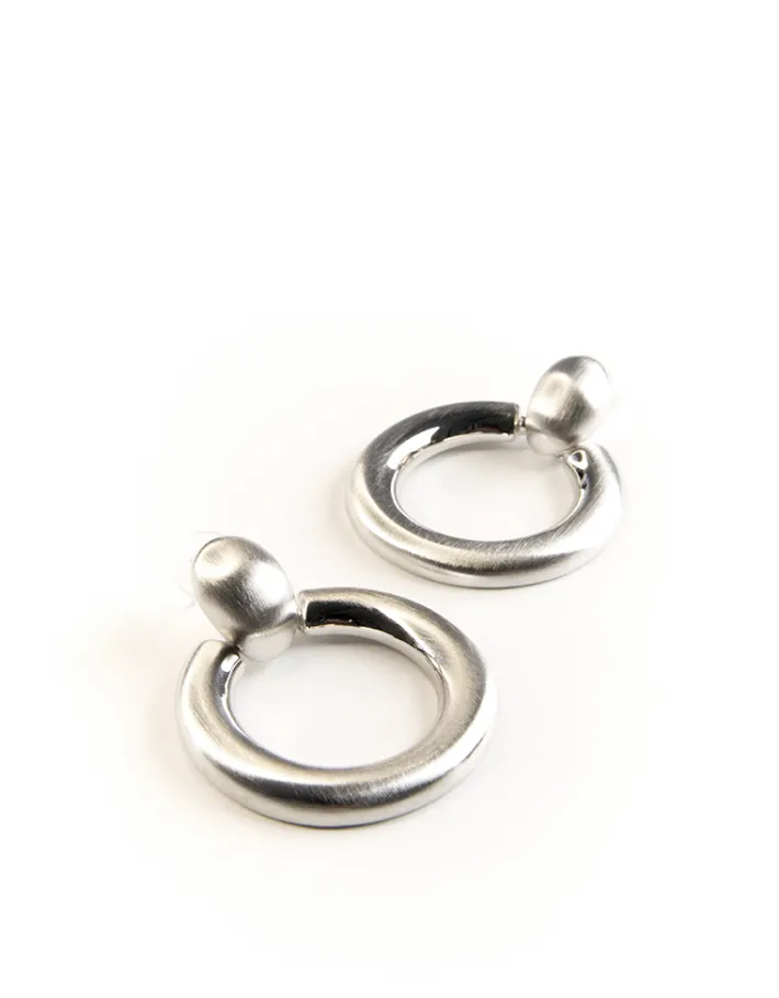 Jewellery<Bariano DELILAH CHUNKY EARRINGS SILVER