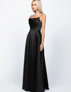 Gowns / Ballgowns | Maxi Dresses<Bariano DIAMOND COWL WRAP GOWN B43D11LW