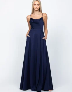 Gowns / Ballgowns | Maxi Dresses<Bariano DIAMOND COWL WRAP GOWN B43D11LW