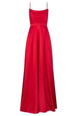 Gowns / Ballgowns | Maxi Dresses<Bariano DIAMOND COWL WRAP GOWN B43D11LW RED