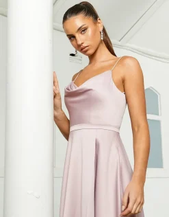 Gowns / Ballgowns | Maxi Dresses<Bariano DIAMOND COWL WRAP GOWN B43D11LW