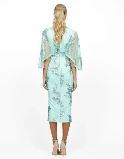 Midi Dresses | All Dresses<Bariano ECLIPSE BATWING CROSSOVER MIDI B55D06S