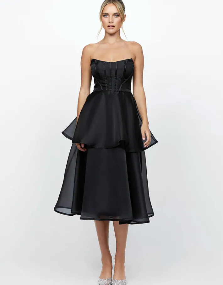 Midi Dresses | All Dresses<Bariano ELEANOR TIERED MIDI B71D17S