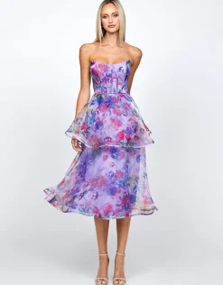 Midi Dresses | All Dresses<Bariano ELEANOR TIERED MIDI B71D17S