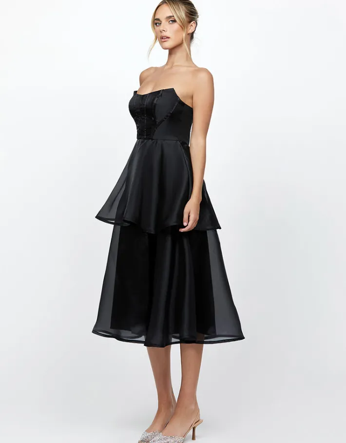 Midi Dresses | All Dresses<Bariano ELEANOR TIERED MIDI B71D17S