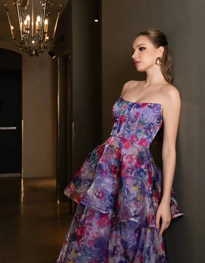 Midi Dresses | All Dresses<Bariano ELEANOR TIERED MIDI B71D17S