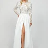 All Dresses<Bariano ELODIE MAXI SKIRT B73B61L WHITE