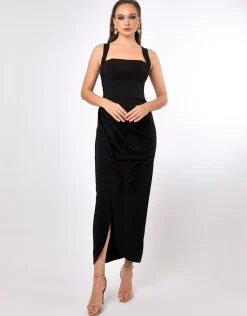 Maxi Dresses | All Dresses<Bariano EMILYA OPEN BACK HALTER MIDAXI BL70D14L